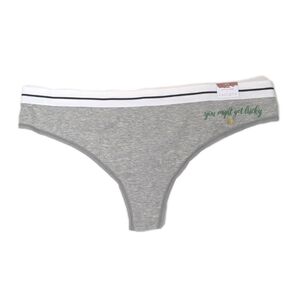 Cacique Plus Size Thong New 18/20 Women Cotton Panty Wide waistband stretch
